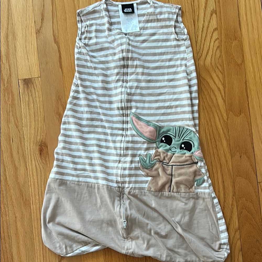 Lambs & Ivy Star Wars Sleep Sack 100% Cotton Baby Yoda Medium 6-12 Months